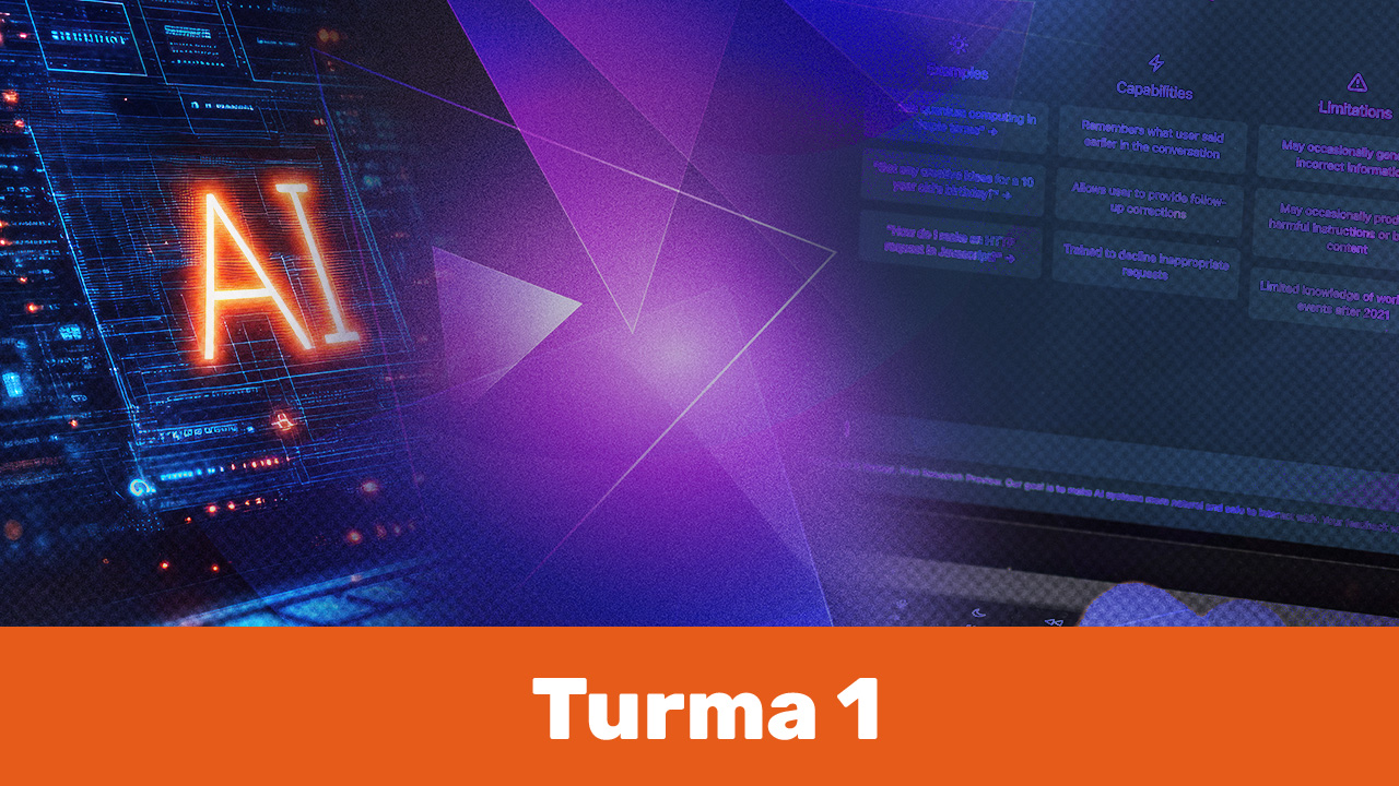 Tópicos Especiais em Formação Humana com Tecnologias II: Inteligência artificial aplicada  - TURMA  1