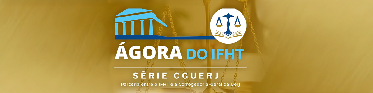 Logo do Ágora do IFHT - Série CGUERJ